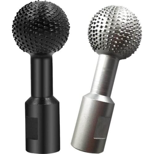 10/14mm Grinding Head Round Ball Wood Carving Drill Bits for Angle Grinder Abrasive Tool Woodworking Polishing Tools