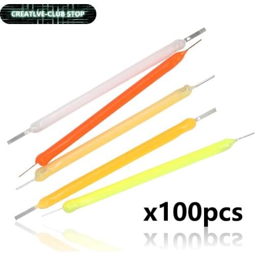 100pcs/lot 38mm DC3V 100mA LED Filament Bulb Candle Light Source Lamp bead COB Super Bright LED For Candle Light Edison Lamp DIY