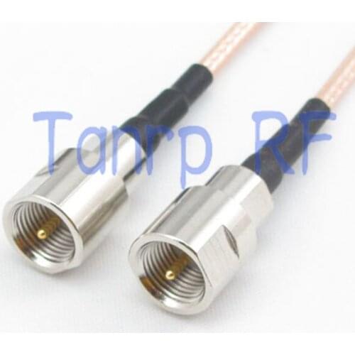 20inch FME male plug to FME male plug RF adapter connector 50CM Pigtail coaxial jumper cable RG316 extension cord