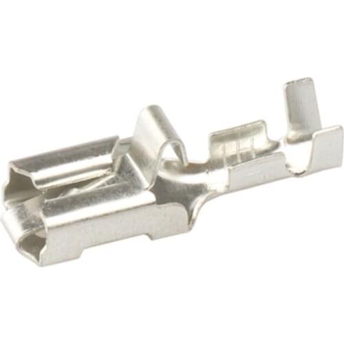 2000 pcs tinned 6.3mm automotive terminal Automotive connector female terminal DJ624-D6.3B