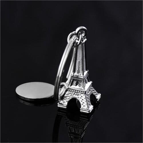 Paris tower keychain Personalized birthday party gift for girlfriend customized free with your name and wish text on the keyring