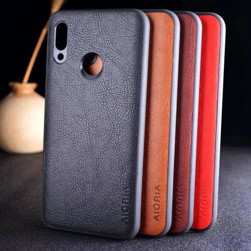 Case for Huawei Honor 10 Lite funda luxury Vintage Leather skin capa with Slot phone cover for huawei honor 10 lite case coque