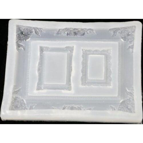 Photo frame 3 even large photo frame small photo frame collection diy crystal epoxy plastic table stand mold frosting