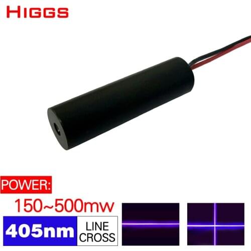 405nm 150mw 200mw 300mw 500mw blue violet line or cross laser module high power sight Night fishing indicator customizable