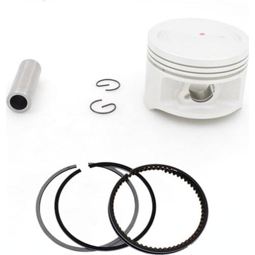 Motorcycle 57 mm Piston 14 mm Pin Ring Set Kit Assembly For Haojue Suzuki EN125 HJ125 EN HJ 125 125cc Engine Spare Parts