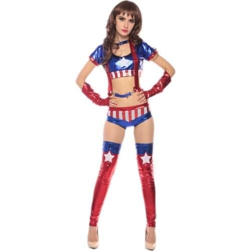 New Design Cheap Sexy Super Girls Costume 3S1726 Free Shipping Halloween Cosplay Costume