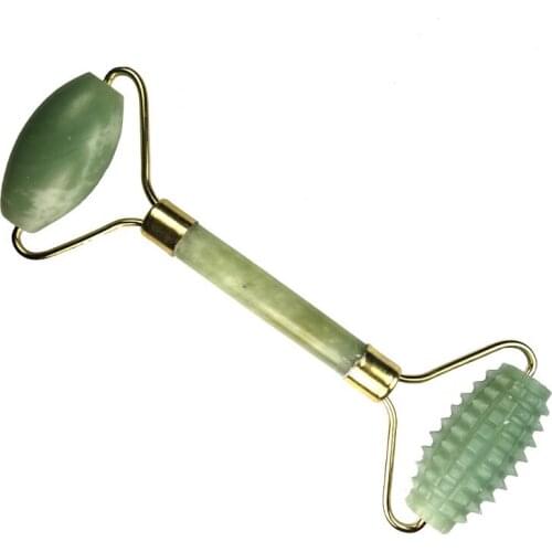 New hot portable jade massage roller, anti-wrinkle, healthy face, head, feet, natural, manual massage health tools