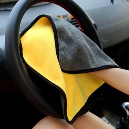 30x30CM Car Wash Microfiber Cleaning Towel For Porsche 911 918/Cayenne/Macan/Macan S/Panamera/Cayman/Carrera/Boxster