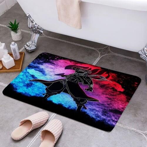Natsu Dragneel Anti-slip Doormat Vacuuming Water Absorbing Kitchen Bedroon Bath Floor Mats Home Entrance Home Decora