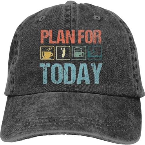 Chiffon The Baseball Cap Peaked capt Sport Unisex Outdoor Custom Plan For Today Funny Daily Hats