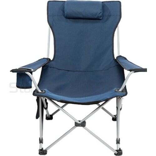 Folding chair portable backrest fishing recliner lunch break bed camping leisure stool sitting reclining beach chair