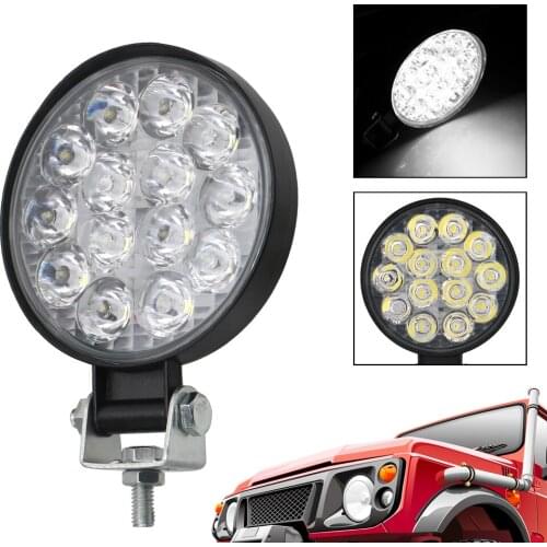 FORAUTO 42W led bar off road led headlights led work lights for Tractors Spotlight barra led For 4x4 ATV UTV Truck Tractor