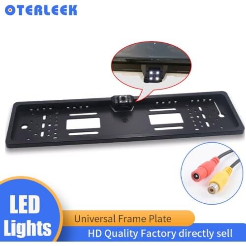 Universal Car License Plate Frame Rear View Camera HD Car For European Cars EU Car Number Frame Backup Reverse Camera+Free Gifts