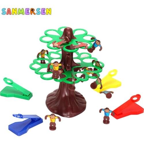 Funny Kids Jumping Monkeys Hanging Tree Table Game Parent-child Interactive Educational Toys Family Game for Children Gifts