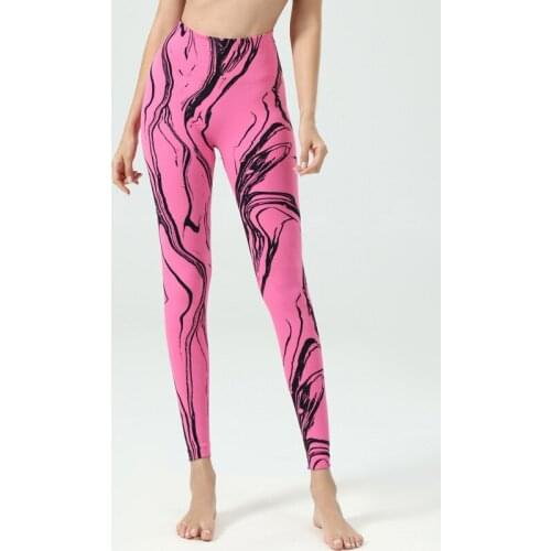 Printed Yoga Leggings Women Gym Clothing Fitness Sports Tights High Waist Legging Female Sport Yoga Pants 2021