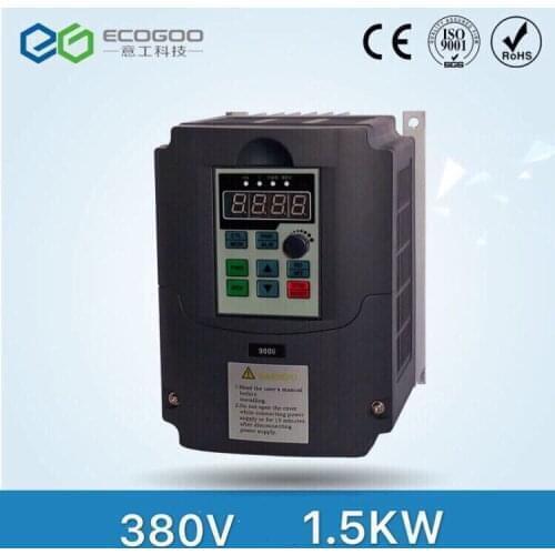 1.5kw/2.2kw/4kw/5.5kw/7.5kw/11kw VFD Input 220V 1ph to Output 380V 3ph High Performance AC to AC Variable Frequency Inverter