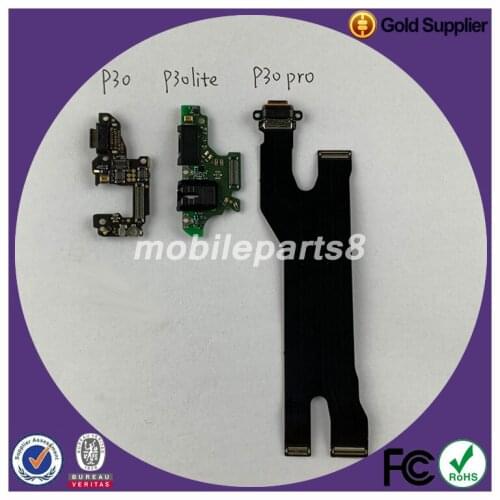 10pcs OEM p30 p30lite Charging Port Dock Connector Flex Replacement For huawei p30 p30lite p30 pro Charging Dock Connector Flex