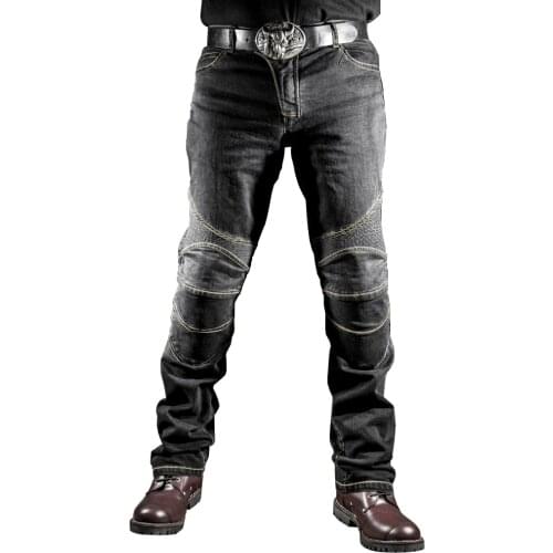 2020 The Fashion One Motorcycle Jeans Motocross Pants Motorbike Pant Cowboy Trousers With Protector