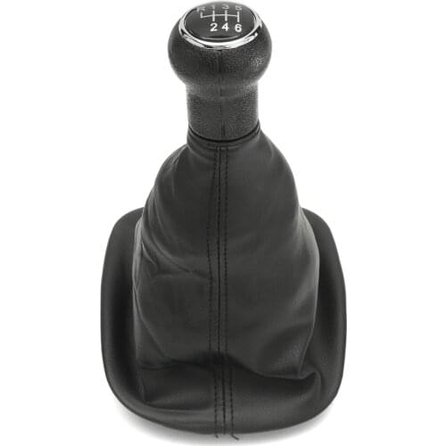 5 / 6 Speed Car Gear Shift Knob Lever Shifter Stick Gaiter Boot Cover for VW Passat B5 B5.5 B6 1996-2005