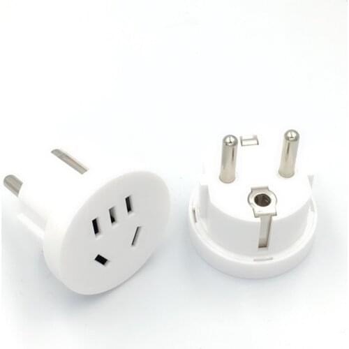 AU US To EU Plug Adapter American Australian To Euro Europe Travel Power Adapter 2 Round Plug Socket AC Converter Wall Charger