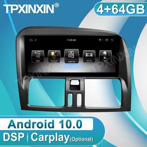 Android 10.0 Carplay 4+64GB For Volvo XC60 2009 2010 - 2017 Radio Recorder Multimedia Player Stereo DVD Head Unit GPS Navigatie