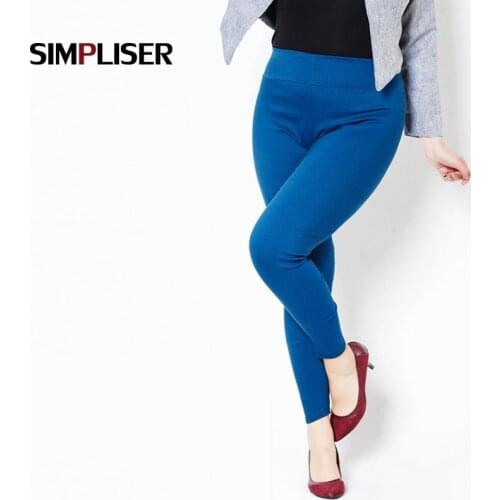 High Waist Women Pencil Pants 2021 Candy Color Leggings PLus Size 5XL 6XL Ladies Casual trousers White Black Red Femme Pantalon