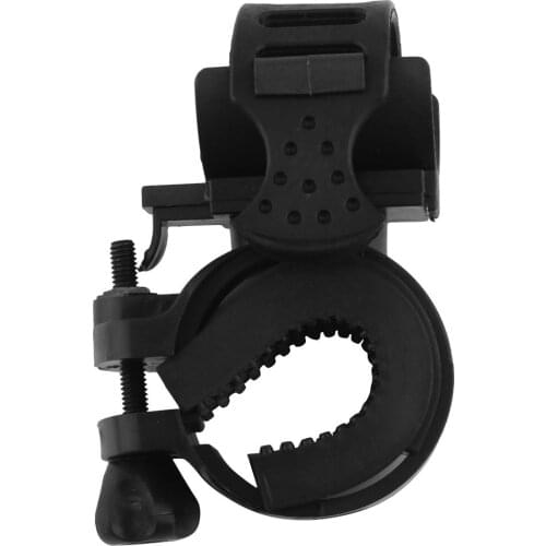 Hot Adjustable 360 Degree Rotatable Bike LED Cycling Grip Mount Bike Clamp Clip Bicycle Flashlight LED Torch Light Lamp Holder