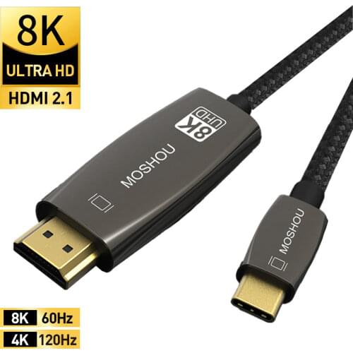 4K 60Hz USB C HDMI Cable Type C to HDMI for MacBook Huawei Mate 30 Pro USB-C to Dispalyport DP Thunderbolt 3 Converter Adapter