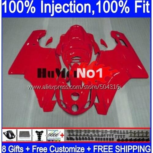 Injection Body For DUCATI 749S 999S 749 999 S R Bodywork 121MC.25 749-999 03 04 749R 999R red glossy 2003 2004 OEM Fairing kit