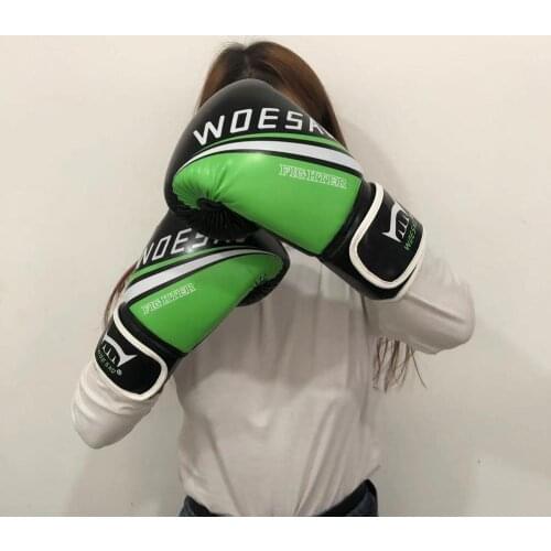 MMA Fighting Boxing Sports Leather Gloves Tiger Muay Thai boxing pads fight Women/Men sanda boxe thai gloves тайские перчатки