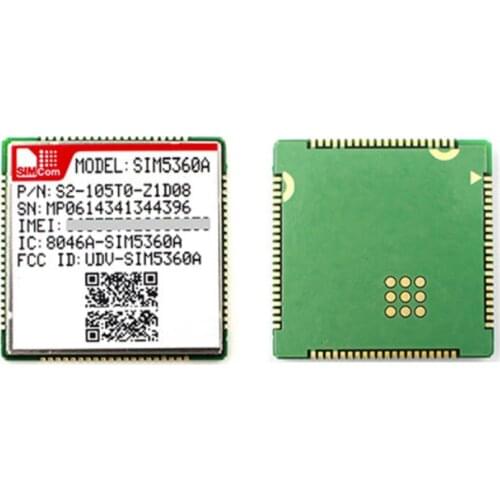 SIMCOM SIM5360A Dual-Band WCDMA/HSDPA Quad-Band GSM/GPRS/EDGE Module SMT type 850/1900MHz 850/900/1800/1900MHz