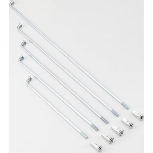 40Pcs/lot E-bike Spokes 12G 2.5mm diameter Bicycle Spokes length 205~305mm + Nipple Sliver color knitting needles