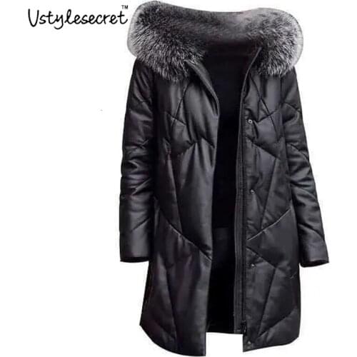 Женские кожаные пуховики Ustylesecret China At AliExpress