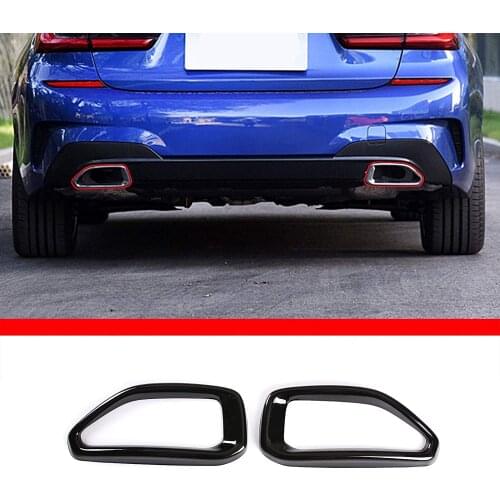 For BMW 3 series G20 2019-2021 stainless steel exterior parts exhaust pipe decoration auto parts
