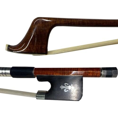 1pcs Top grade New professional 4/4 hybrid Carbon fiber cello bow outside pernambuco Ebony frog