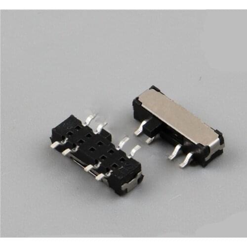 10pcs Patch small dial switch eight 8 feet 3 side flank micro Mini MSK-23D19-T