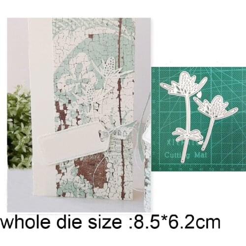Metal dies Wildflower Leaf Embossing Frame Cutting Dies for Diy Scrapbooking dies Paper Cards Making Photo Decoration Craft Dies