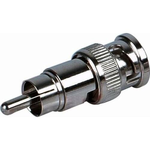 100PCS/Lot CCTV Accessories BNC Male To RCA Male Connector Audio Plug Coaxial Cable Video Adapter For CCTV Camera System BNC-112