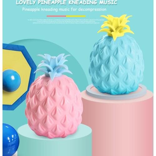 Anti Stress Fun Soft Pineapple Ball Stress Reliever Toy Children Adult Fidget Squishy Antistress Creativity Sensory Toy Gift