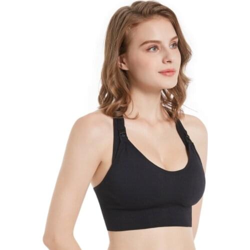 Woman Bras Female Pregnant Feed Baby Front Buckle Beauty Back Without Steel Solid Color Push Up Breathable Sports Underwear