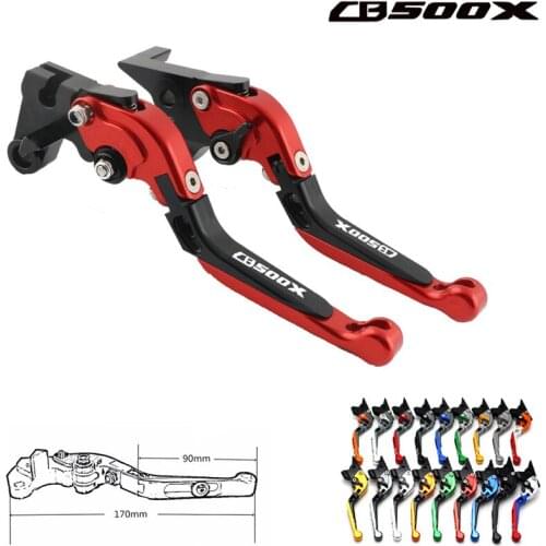 For Honda CBR500R CB500F CB500X CB 500X 500F CBR 500R 2013-2015 CNC Motorcycle Folding Extendable/ 170mm Clutch Brake Levers