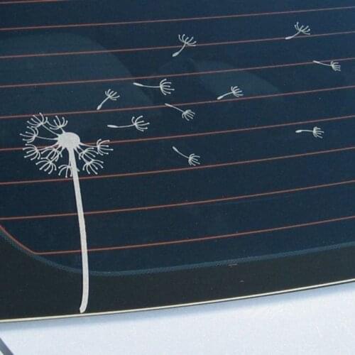 Elegant and stylish car stickers , The Dandelion blowing in the wind vinyl car decal stickers,s2042