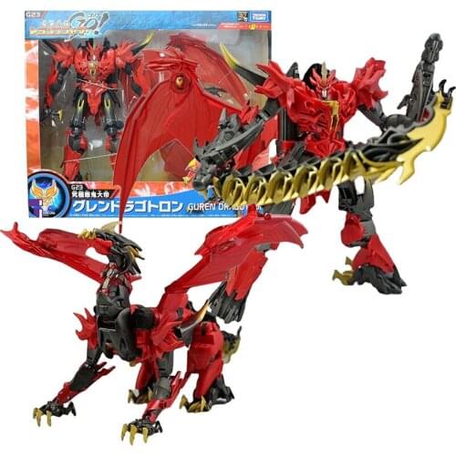Takara Tomy Transformers Toys Anime Action Figures Toys for Children TFP G23 Ultimate Class Guren Dragotron Genuine Robot Model