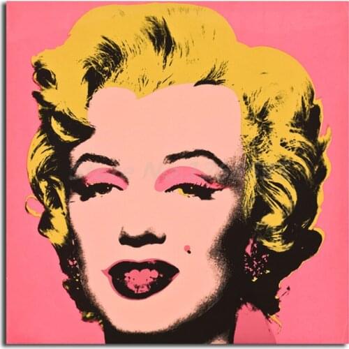 Marilyns Monroes Portrait Canvas Painting Print Living Room Home Decor Modern Wall Art Oil Painting Poster Artwork