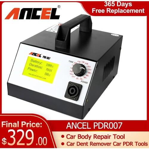 ANCEL PDR007 Car Dent Repair Tool Auto Body Paintless Dent Puller Sheet Metal Repair Kits Set For Steel / Iron Body