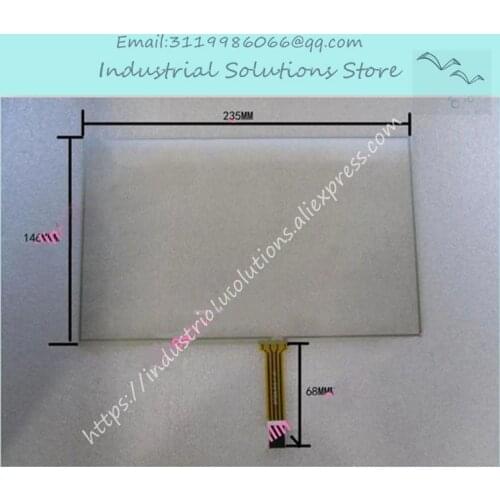 New 10.2 Inch Touch Screen 4 Wire Resistive Touch Screen Material 235x145mm Touch Glass