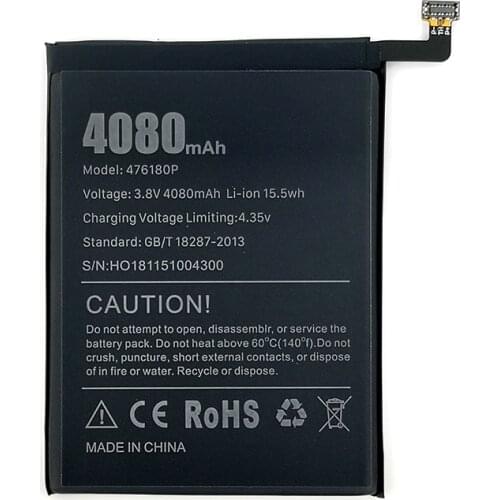 NEW Original 476180P Battery For Vernee T3 Pro Mobile Phone Battery In Stock