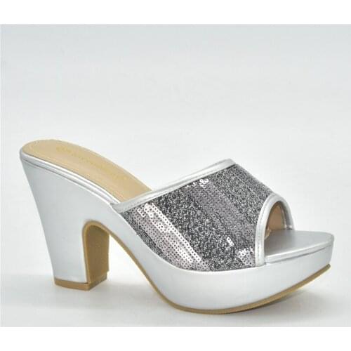 Nigerian Women Shoes Party Wedding Luxery Shoes Women Decorated with Bling Designer Shoes Women Luxury 2021 Open Toe Pumps