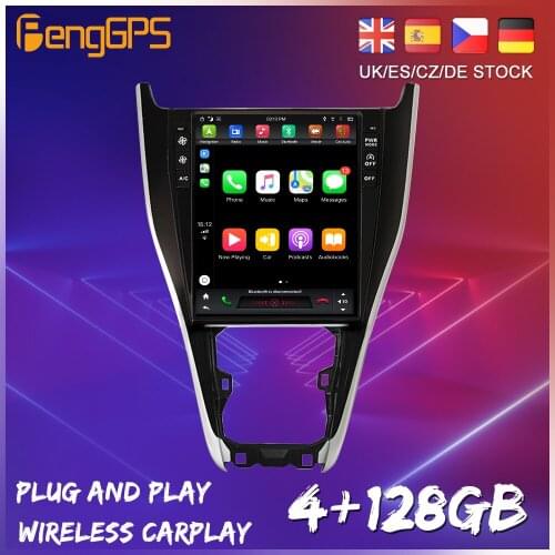128G Android 9.0 Big Tesla Vertical Screen For Toyota Harrier 2013-2018 Series CarPlay GPS Radio Auto Stereo Head Unit