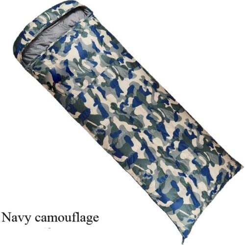 Adult 1500G/1800G/2000G/2200G Filling White Duck Down Ultra Light Outdoor Sleeping Bag Camping Trip Camouflage Can Be Spliced